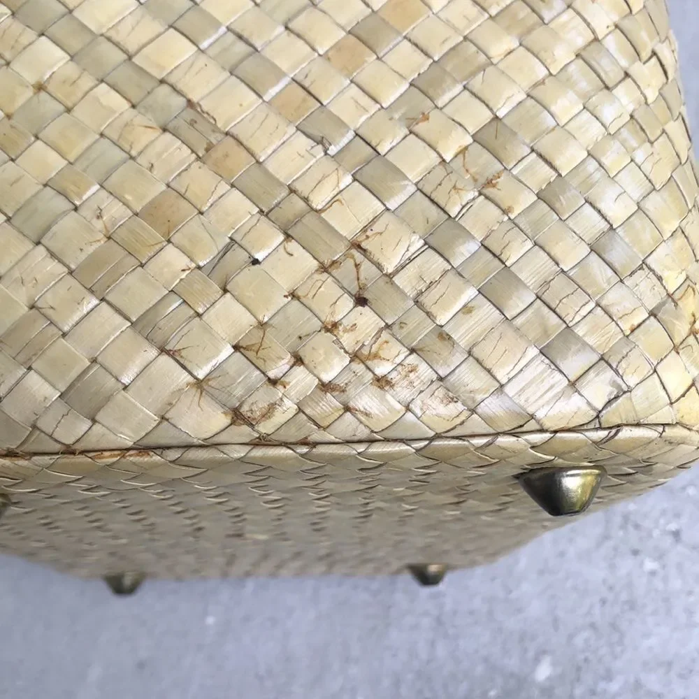 1960s woven bag  - Picture 7 of 9